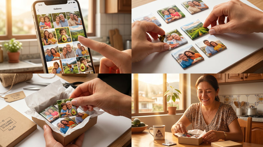 Proceso: fotos a imanes