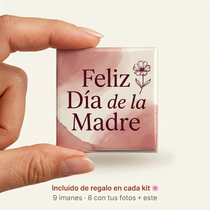 Kit de 9 imanes día de la madre